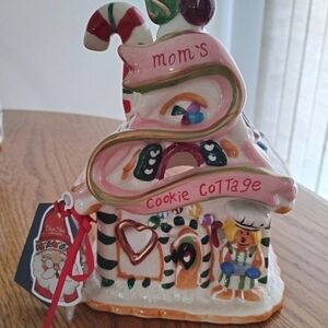 Blue Sky Clay Works Christmas  Festive Moms Cookie Cottage New Tag